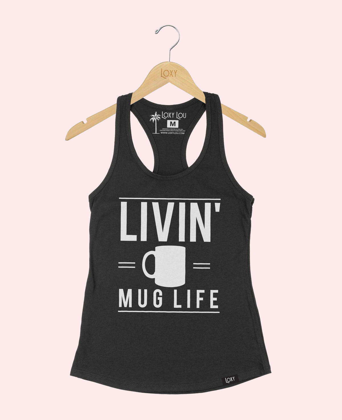 Black Tank Top 1533 livinmuglife1bk.webp