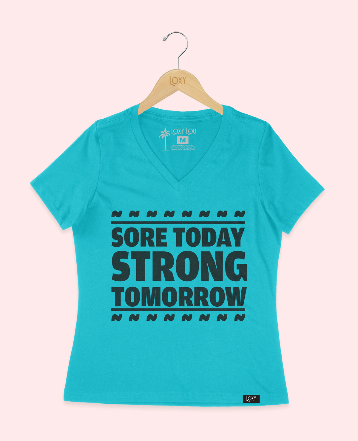 Turquiose V-neck 6405 soretoday1w.webp