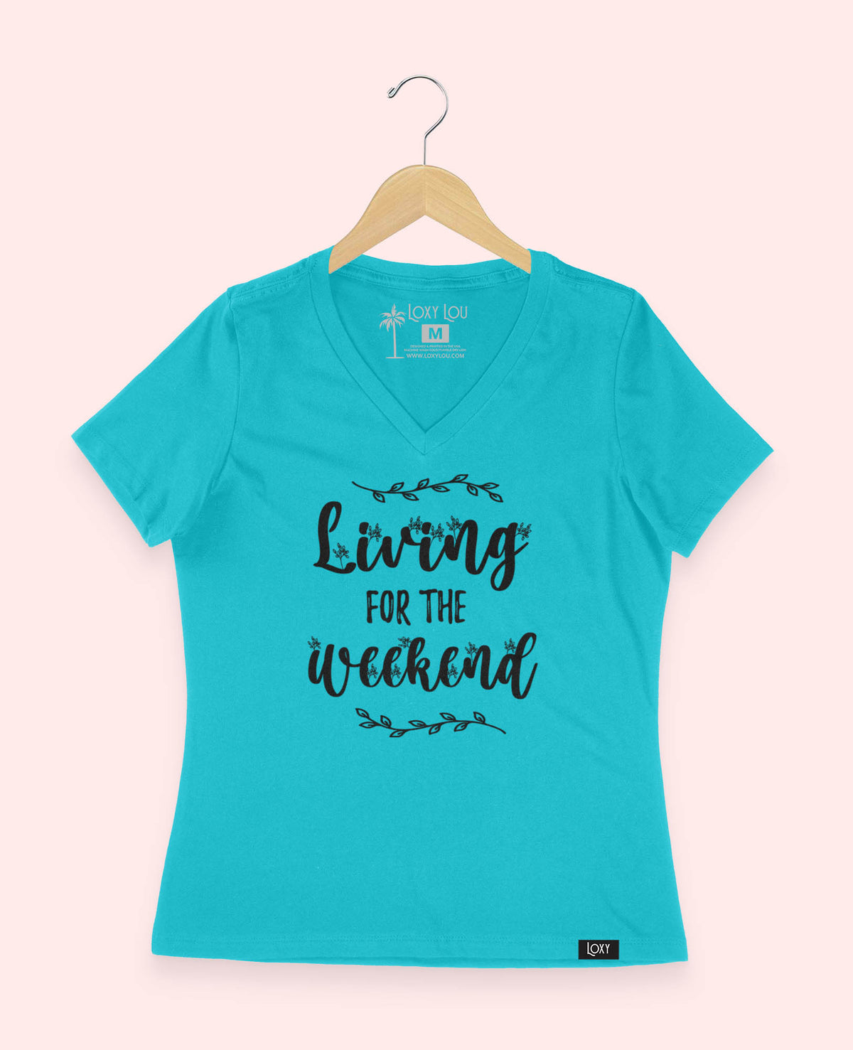 Turquoise V-neck 6405 livingfortheweekend-2.jpg