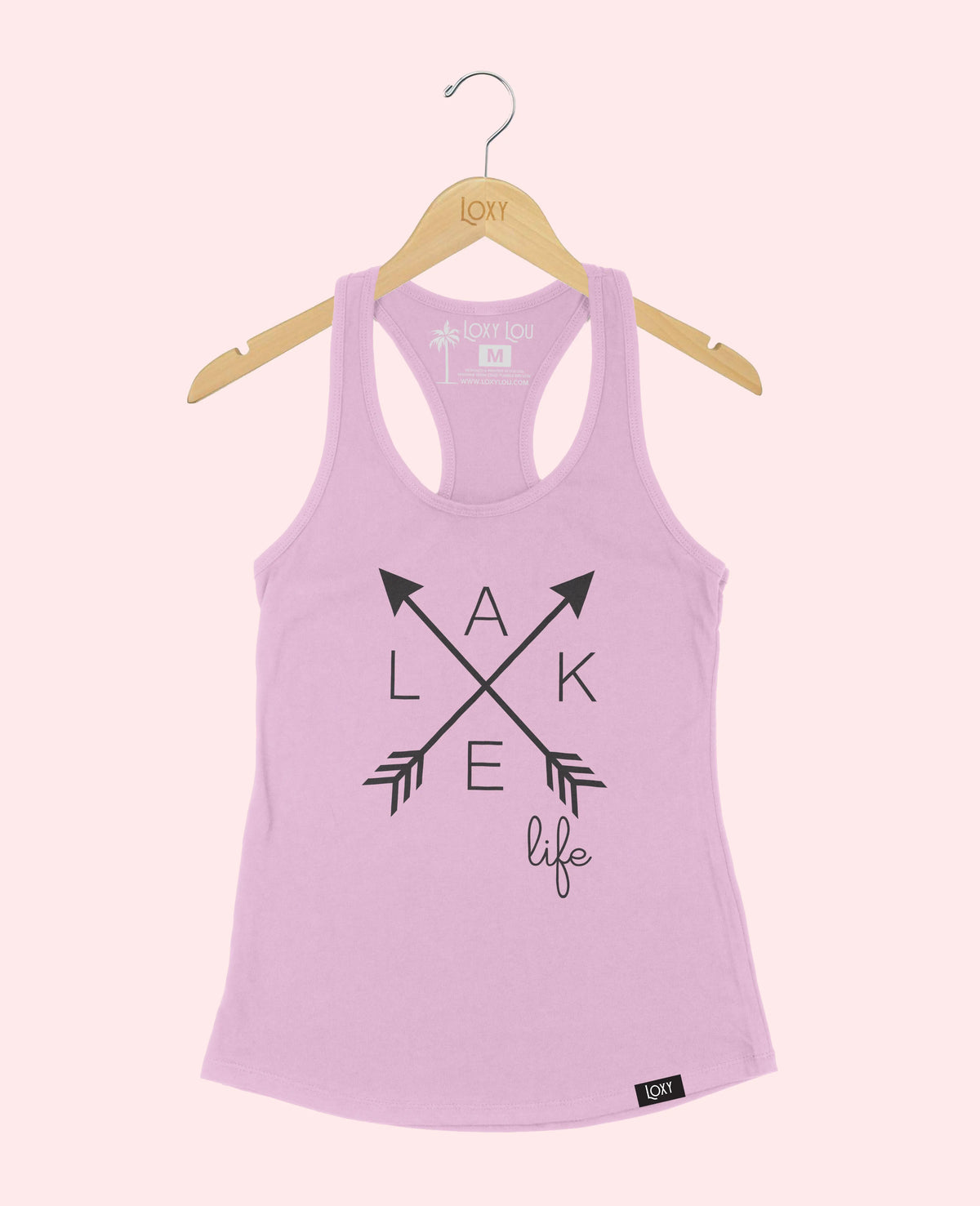 Lavender Tank Top 1533 Lake Life - Black.webp