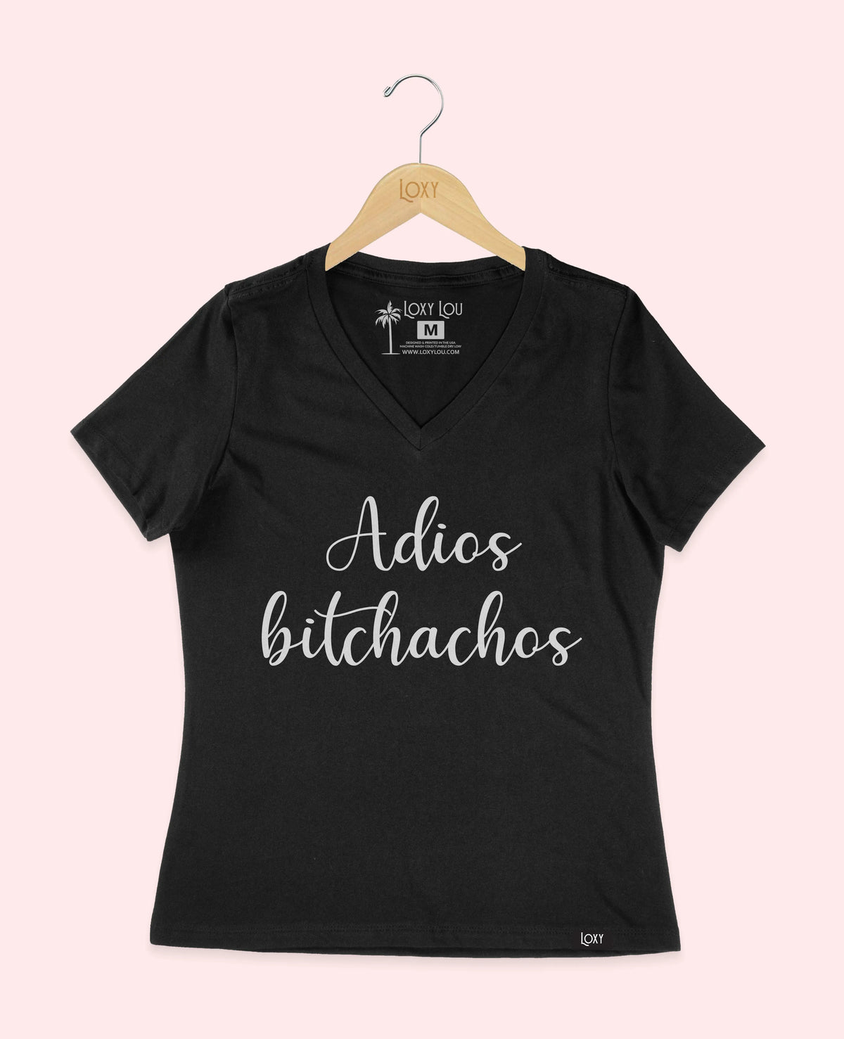 Black V-neck 6405 bitchachos-1.webp