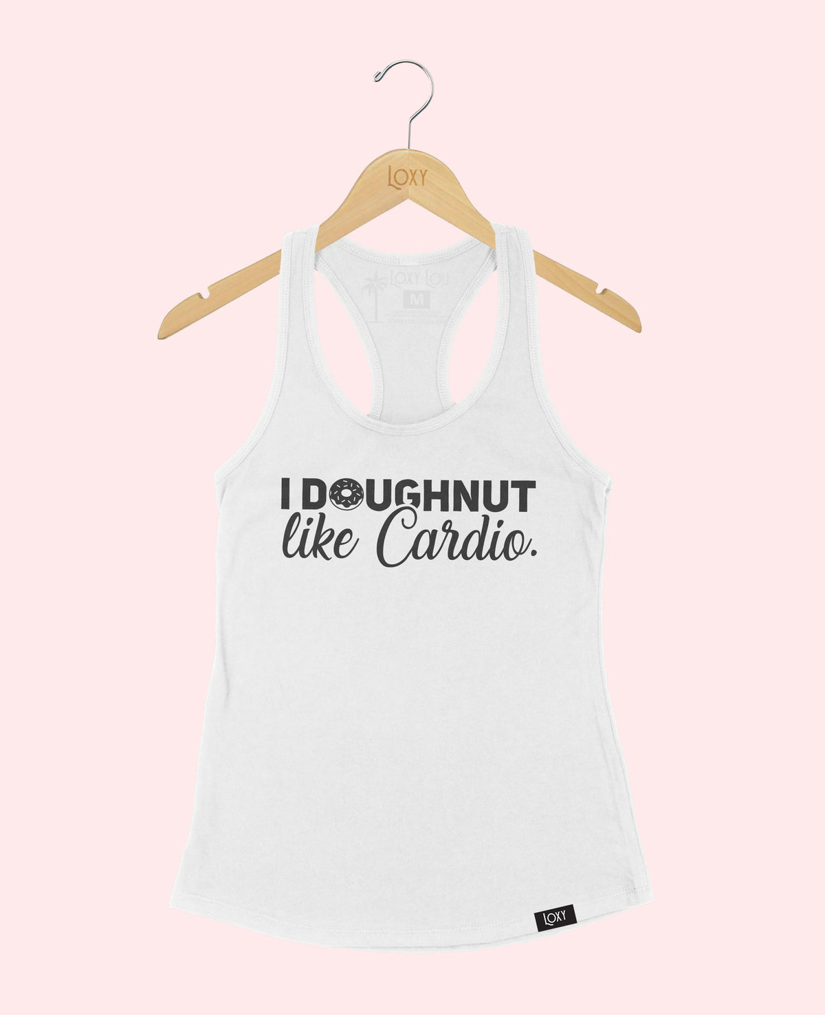 White Tank Top 1533 I douhgnut like cardio black.webp