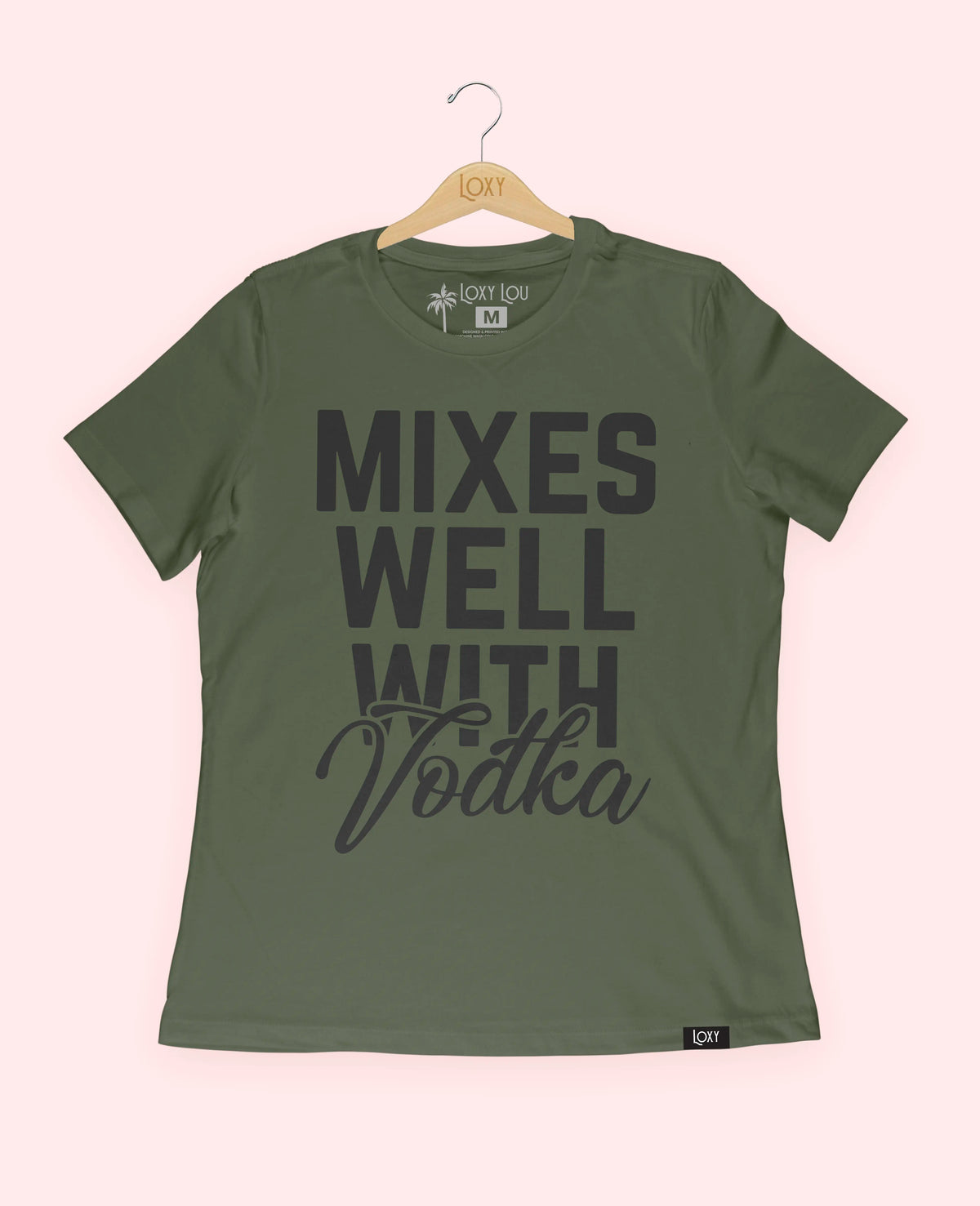 Military Green Tee 6400 Mixes well with Vodka - White.webp