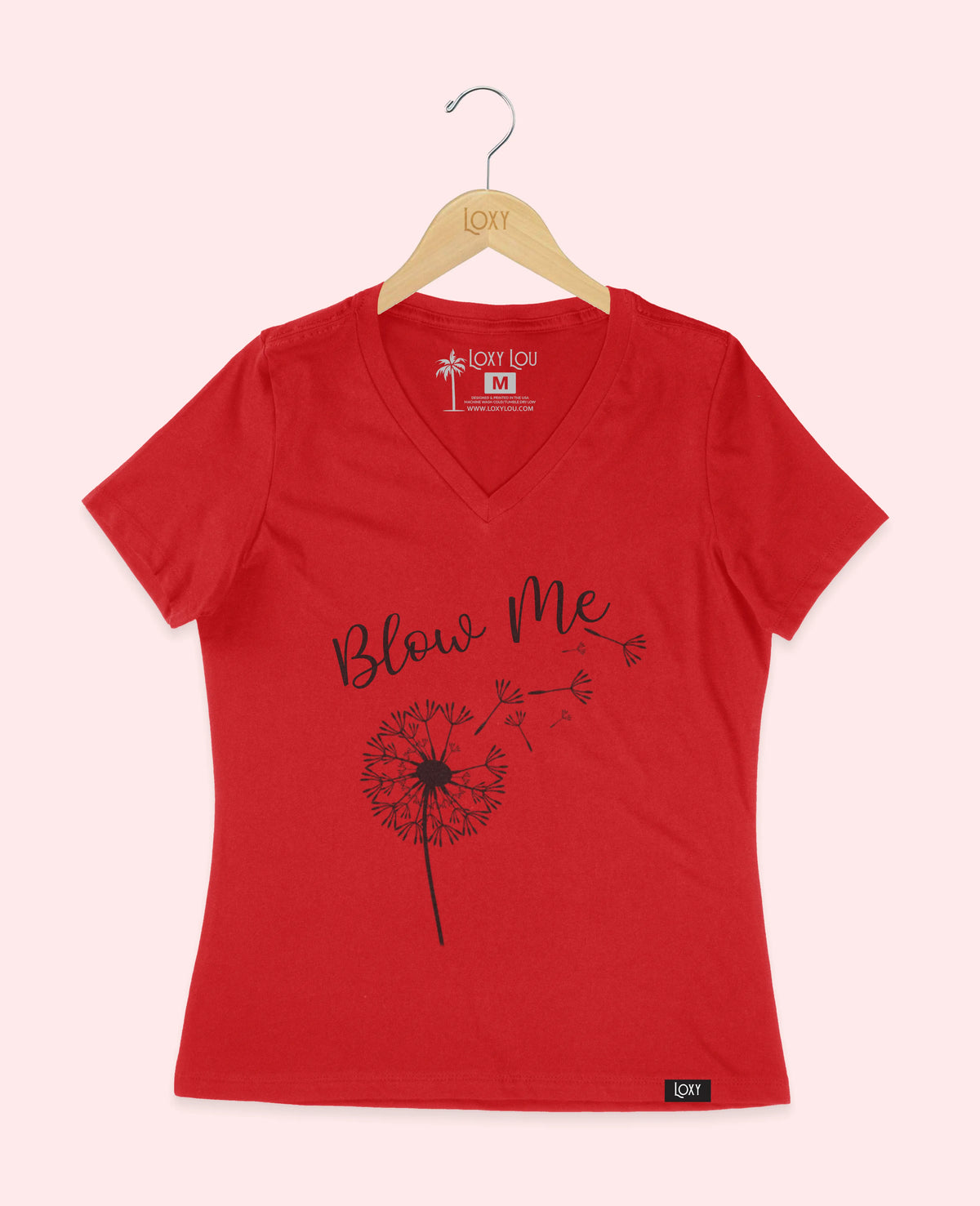 Red V-neck 6405 blowme-2.webp