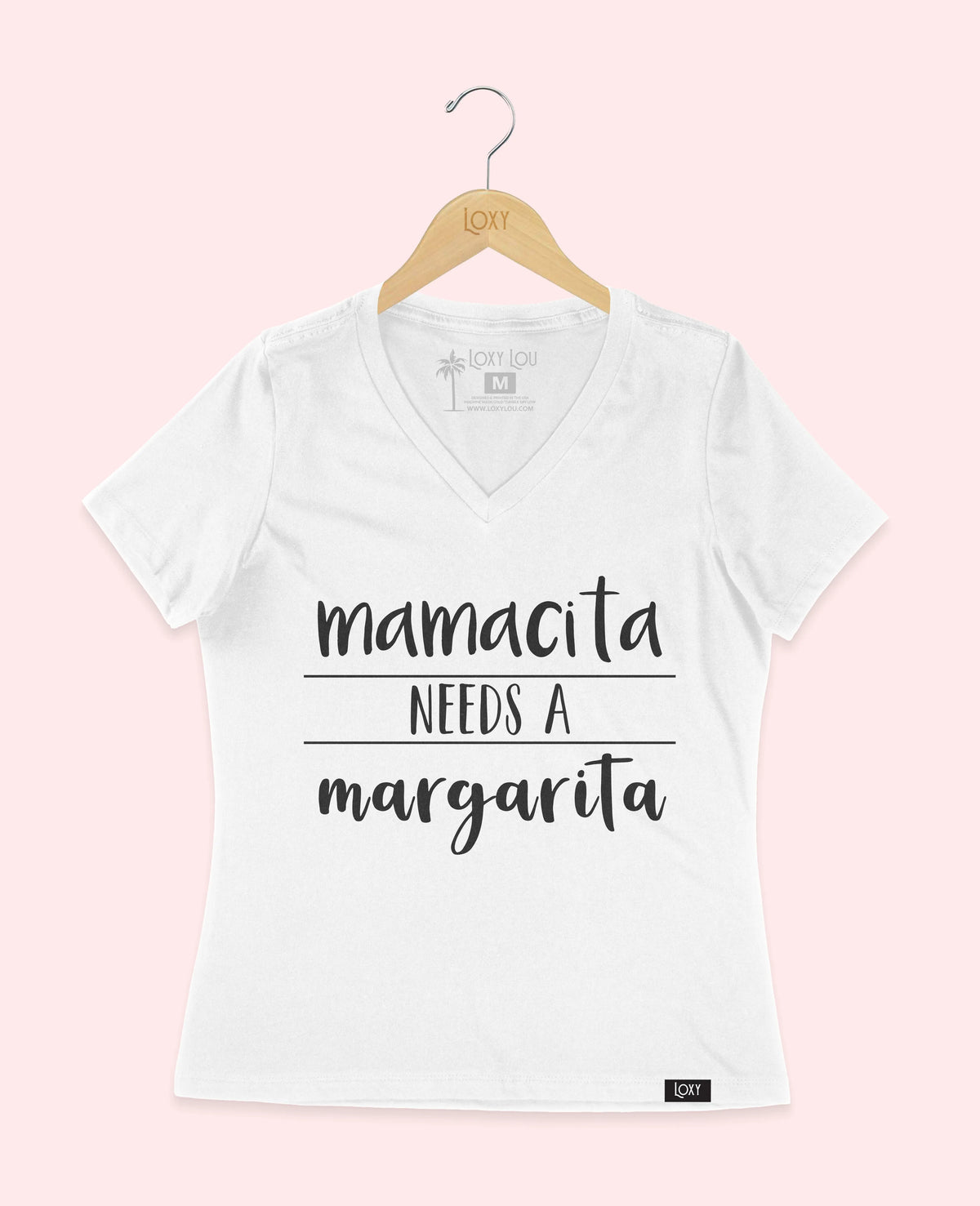 White V-neck 6405 mamacitamargarita1w.webp