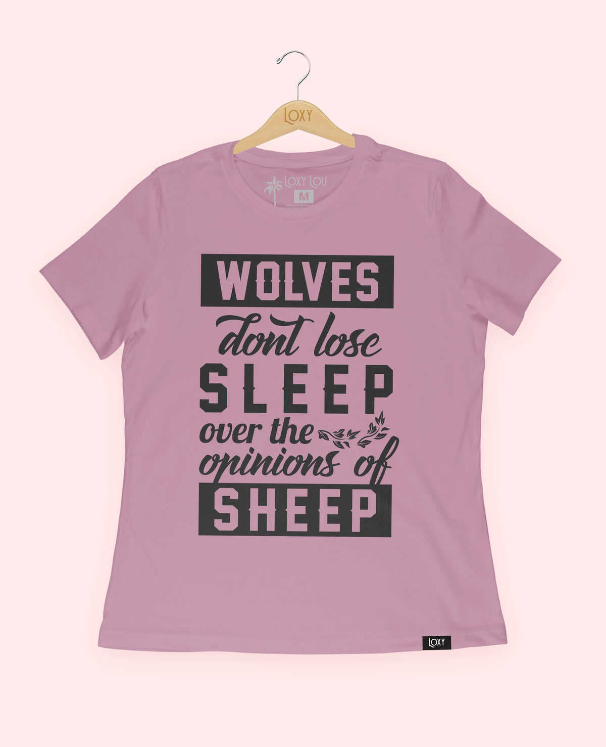 Orchid Tee 6400 Wolves don&#39;t lose sleep - white.webp