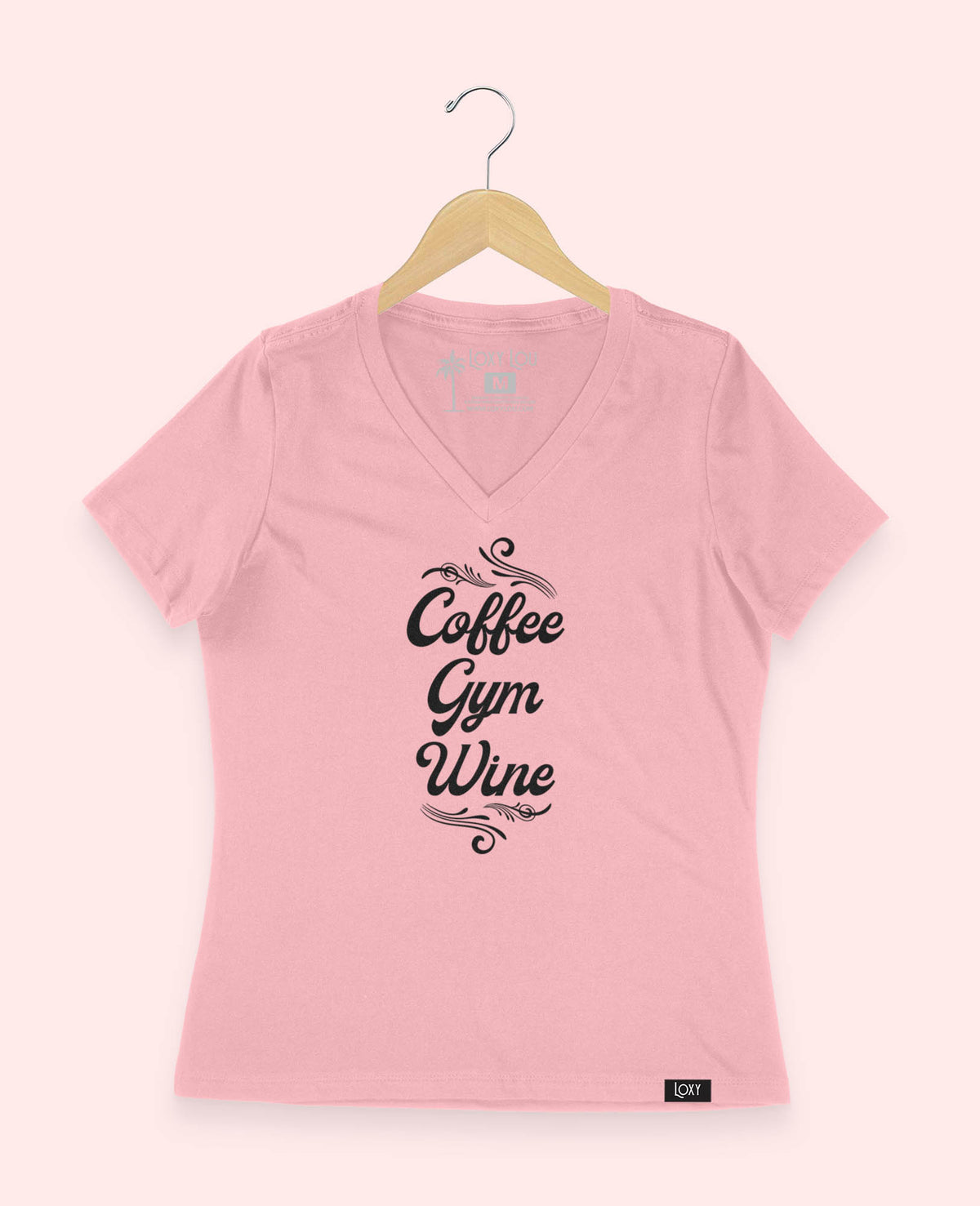 Pink V-neck 6405 coffeegymwine-2.jpg