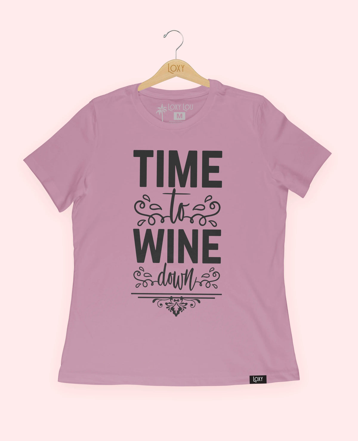 Orchid Tee 6400 Time to Whine - Black.webp