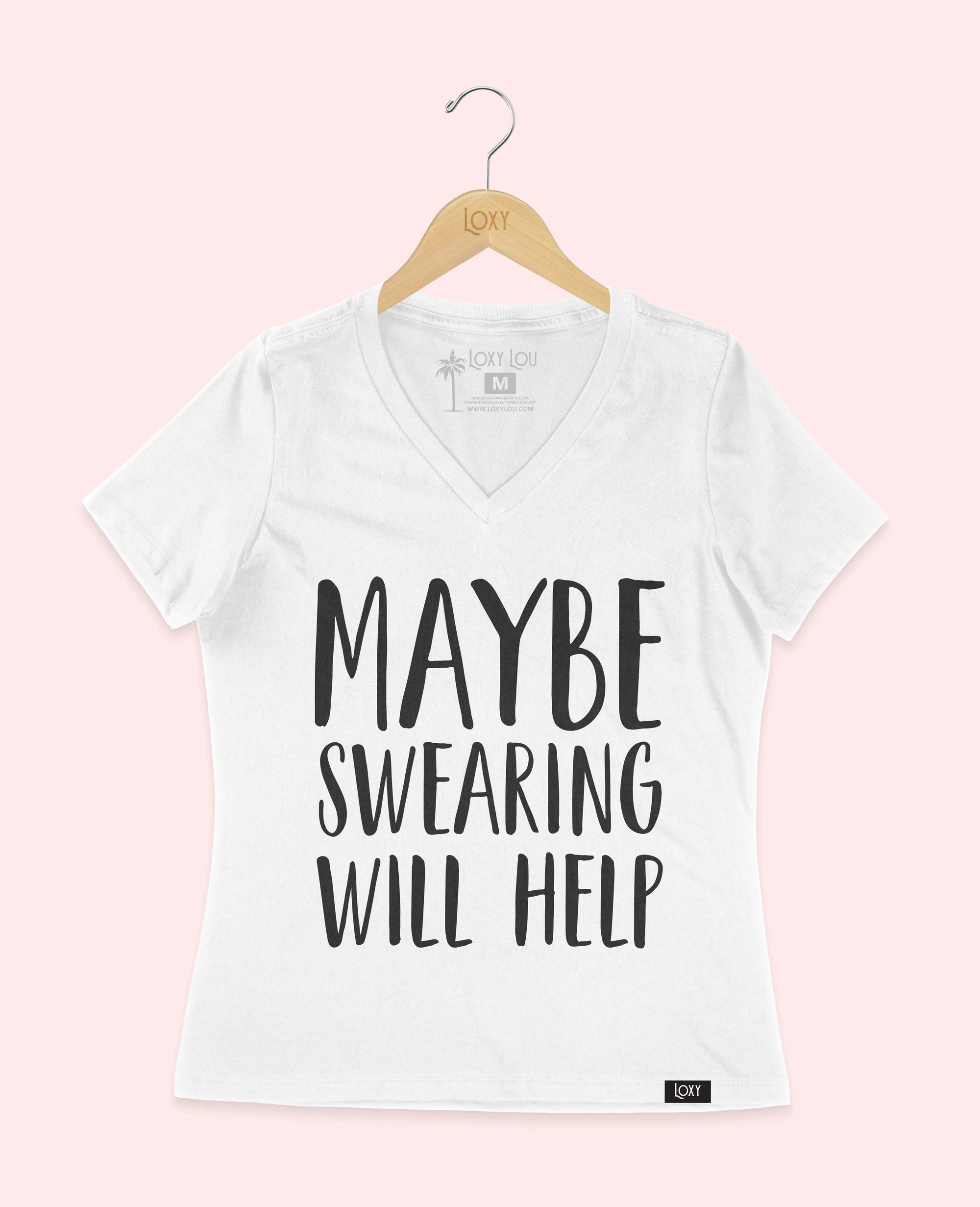 White V-neck 6405 swearinghelps1w.webp