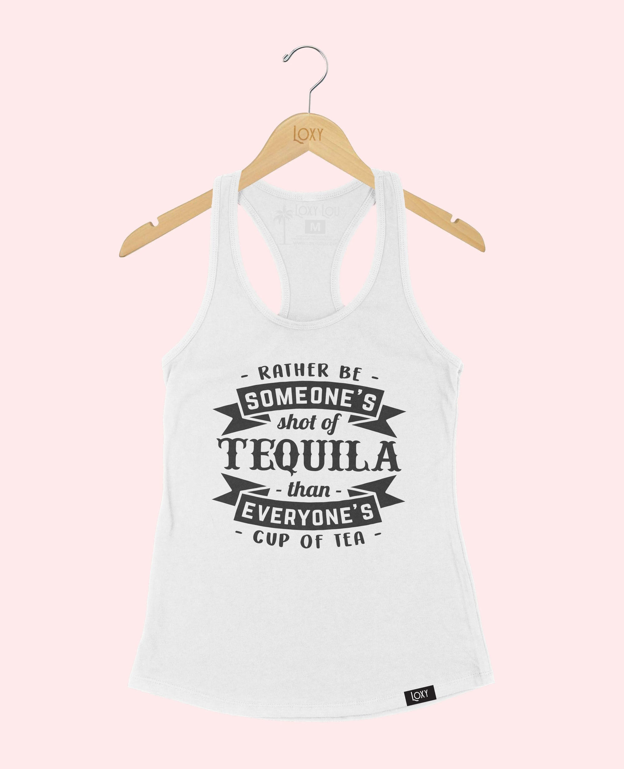 White Tank Top 1533 Rather be someones shot of tequila blk.webp