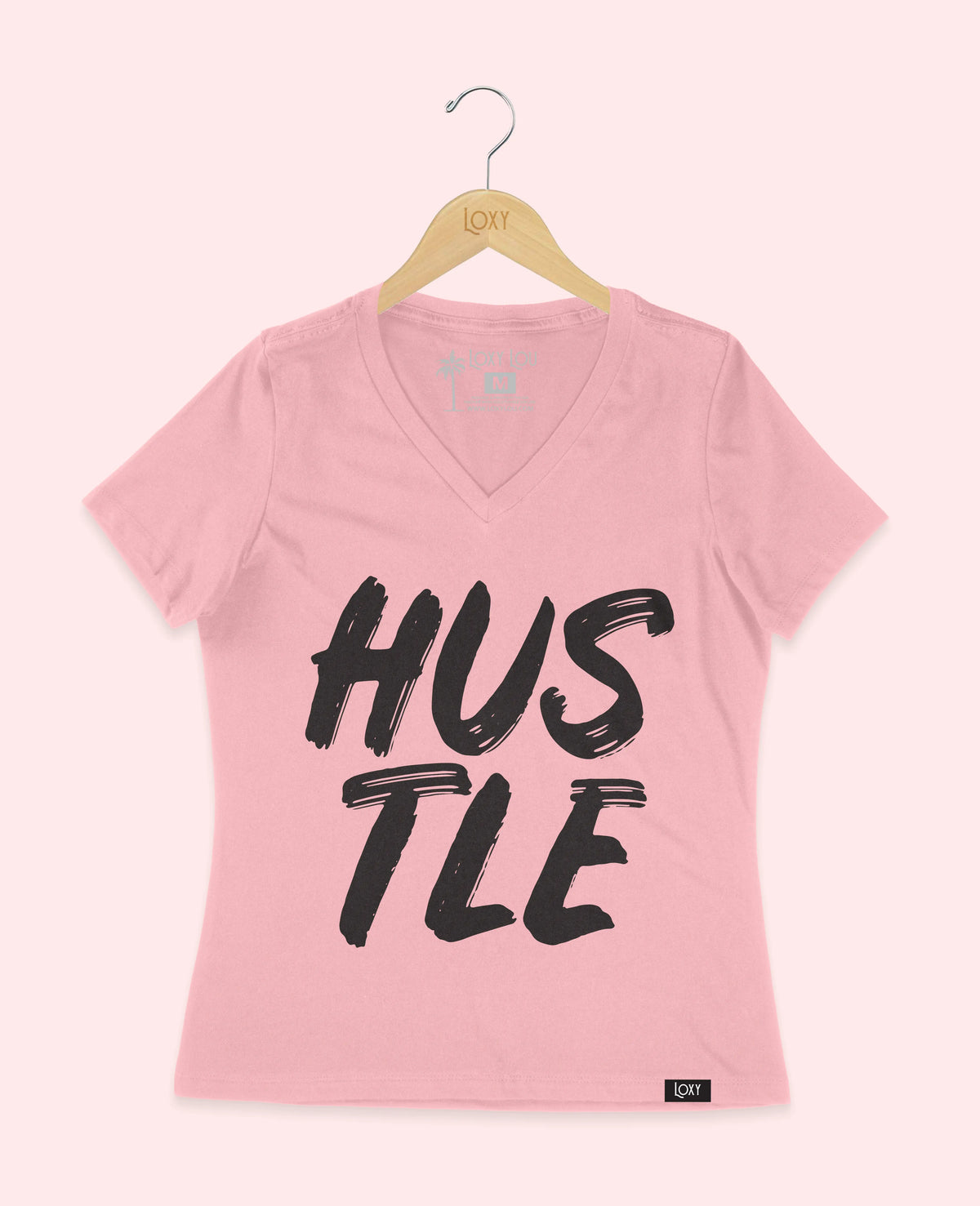 Pink V-neck 6405 hustle1w.webp