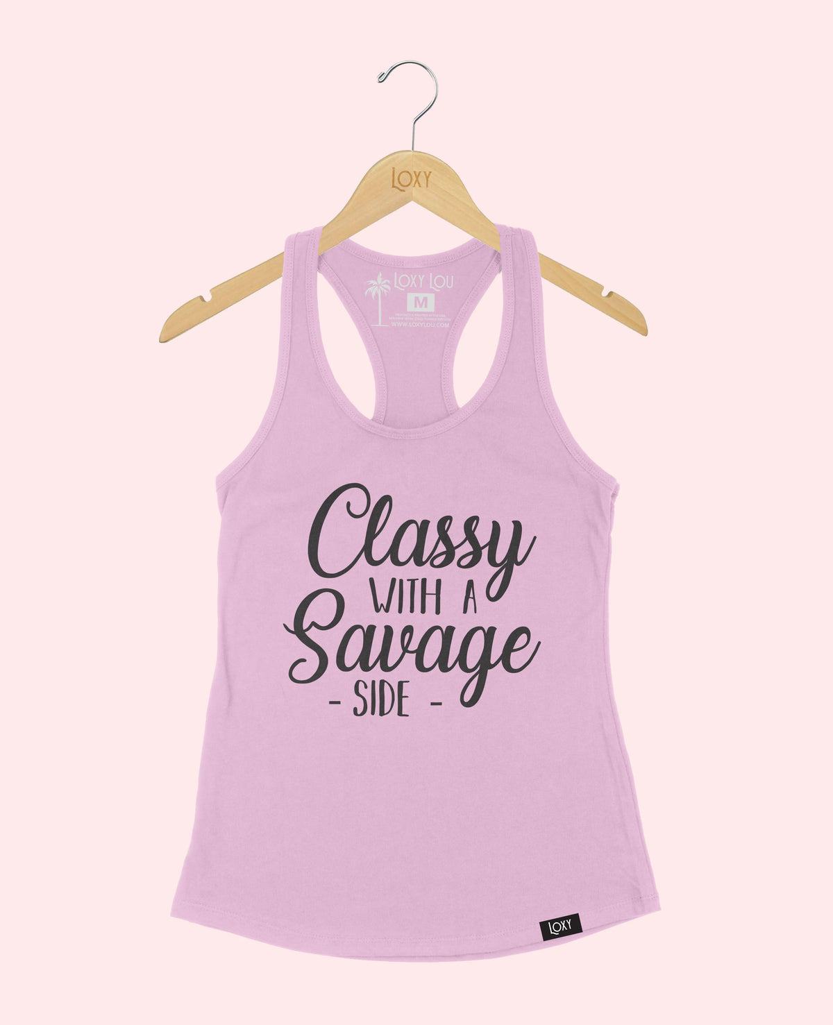 Lavender Tank Top 1533 Classy as savage.webp