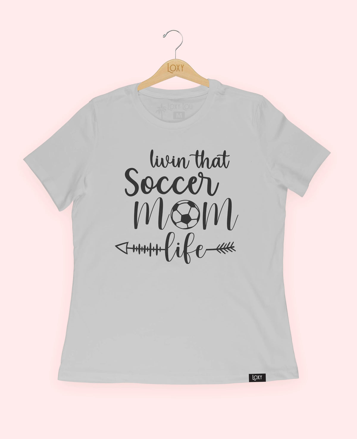 Silver Tee 6400 Soccer Mom Life - Black.webp