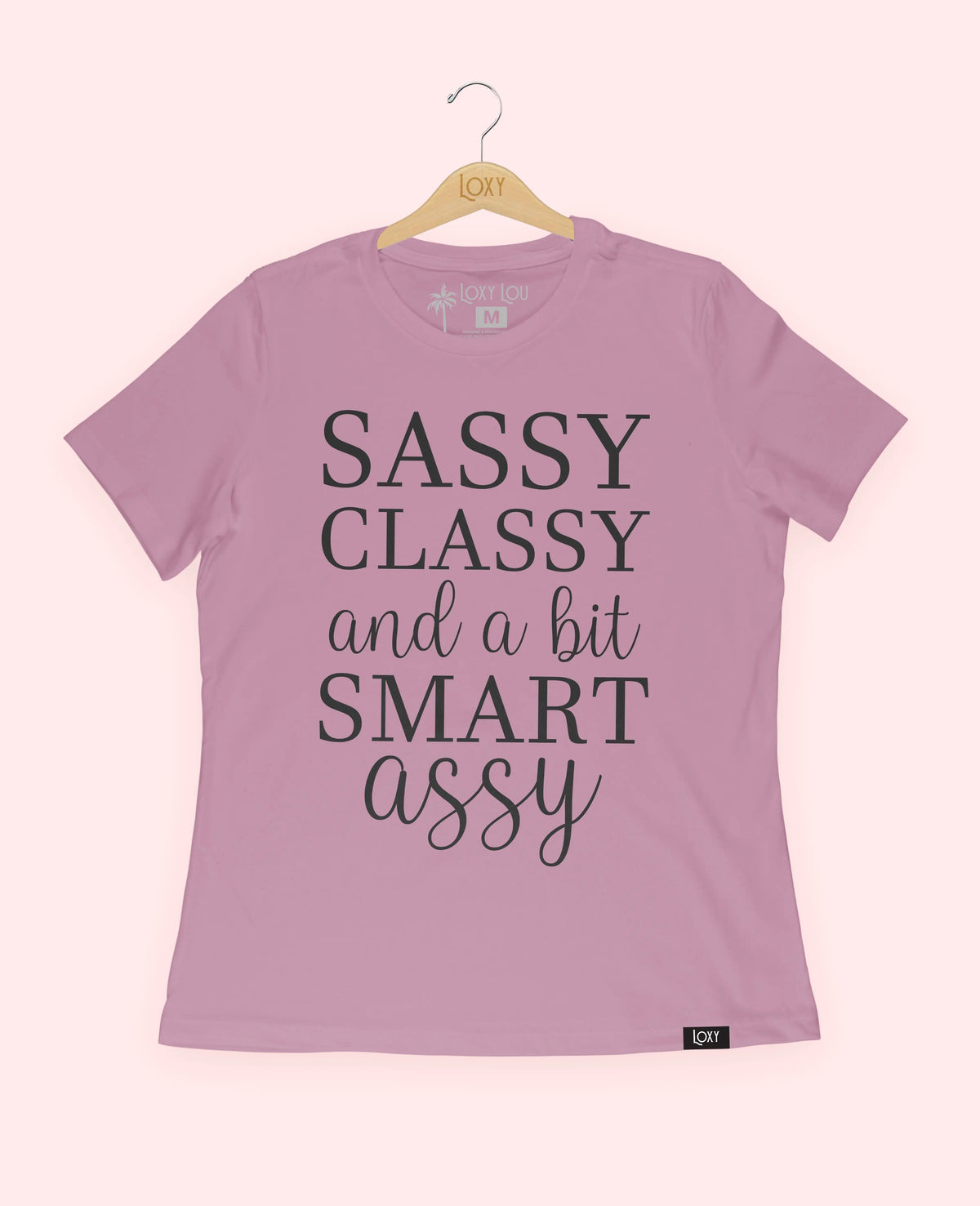 Orchid Tee 6400 Sassy Classy Smart Assy - Black.webp