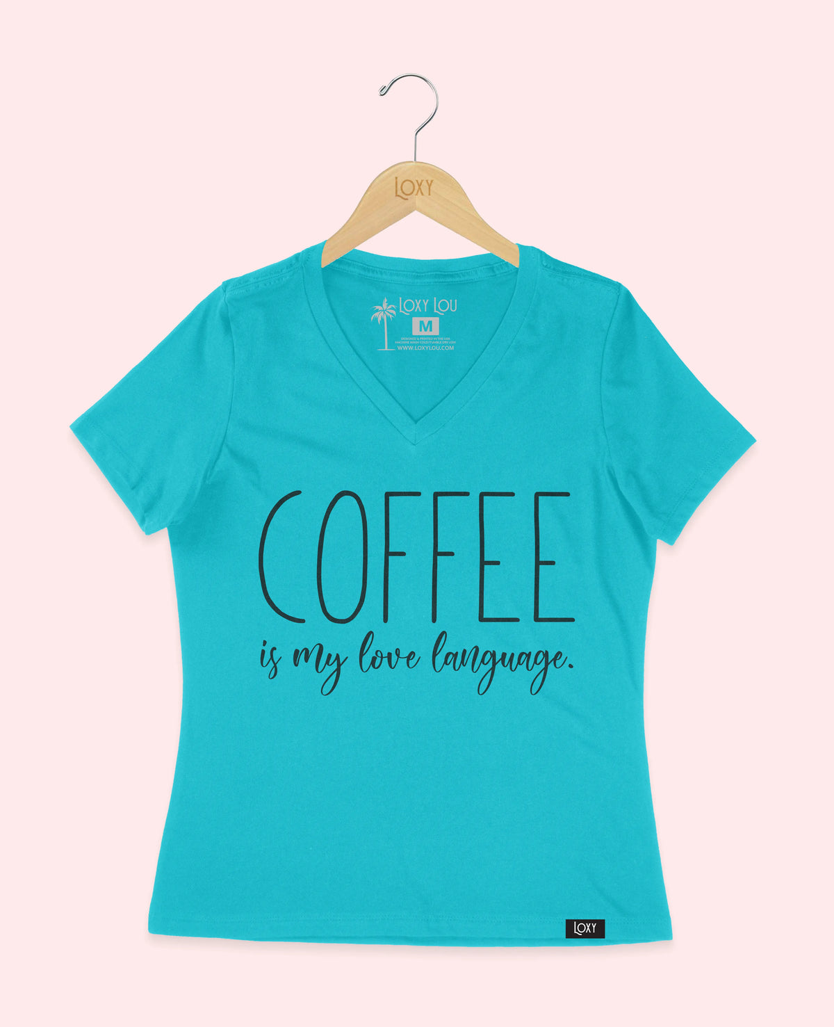 Turquiose V-neck 6405 lovelanguage1w.webp