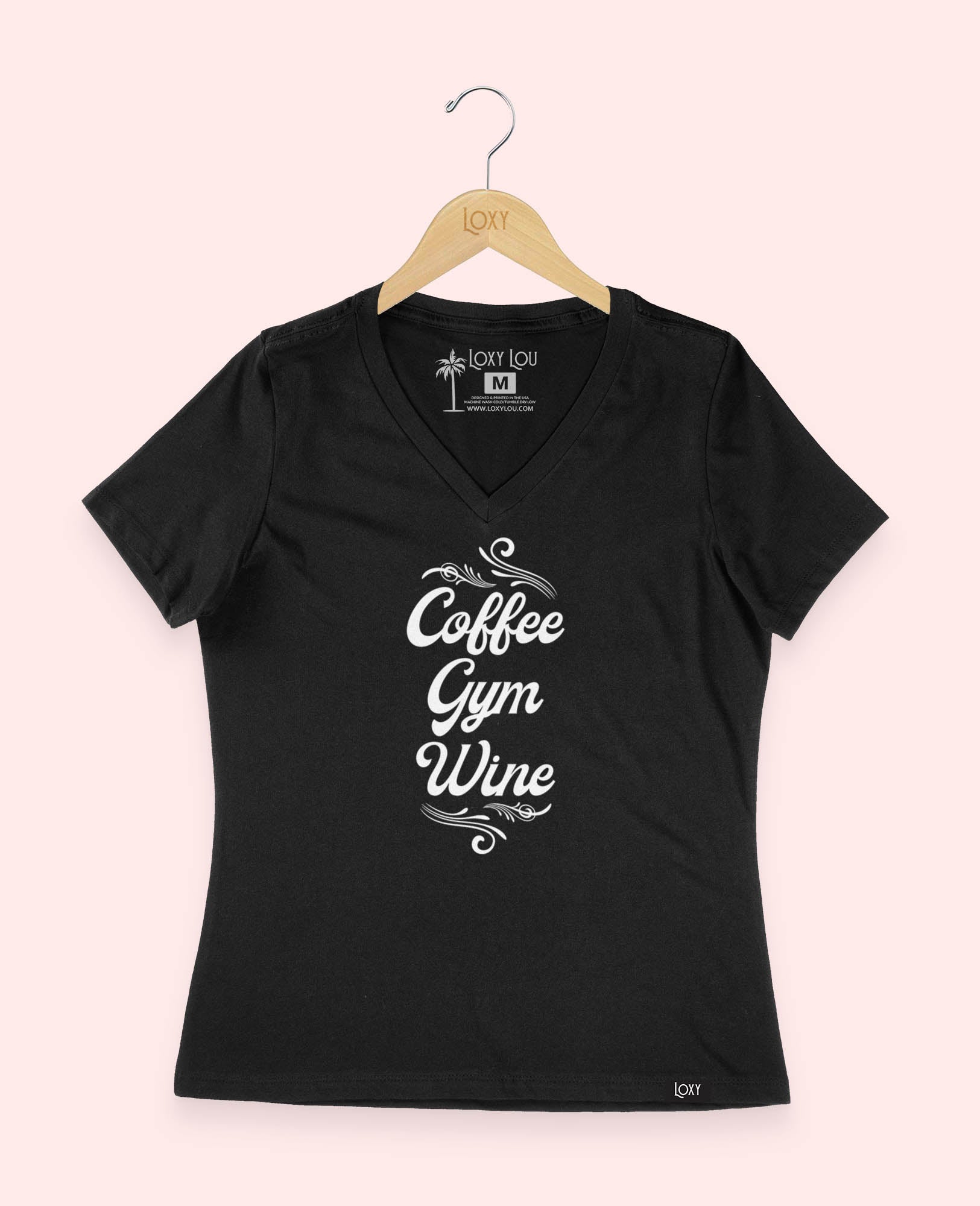 Black V-neck 6405 coffeegymwine-1.jpg