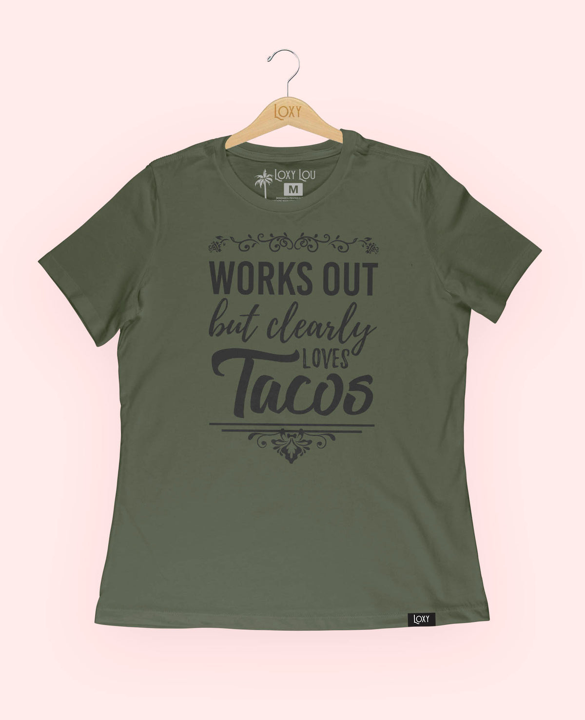 Military Green Tee 6400 worksoutbutclearly-2.jpg