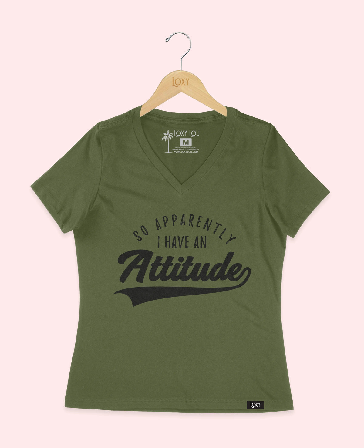 Military Green V-neck 6405 soapparently-2.webp