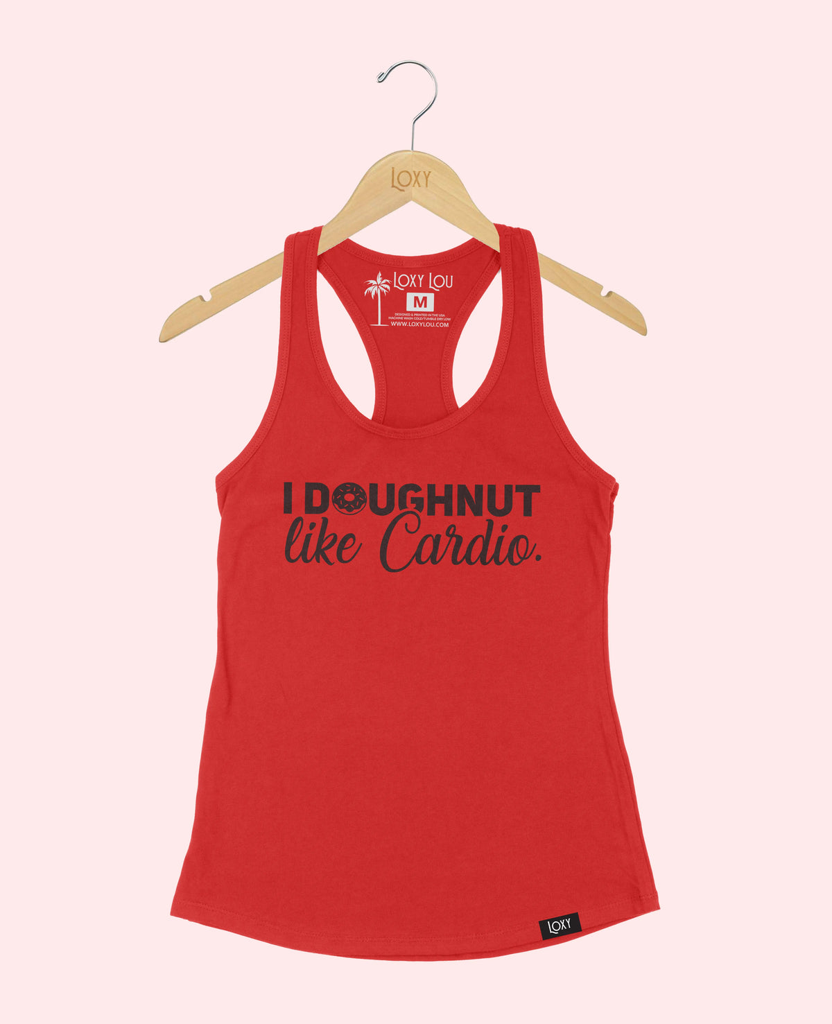 Red Tank Top 1533 I douhgnut like cardio black.webp