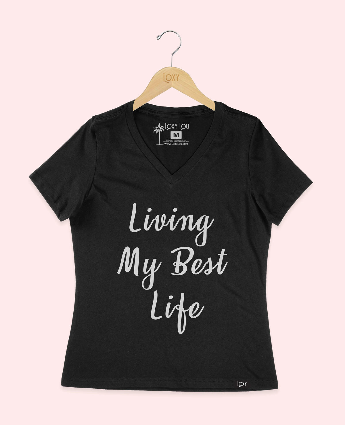 Black V-neck 6405 bestlife-1.webp