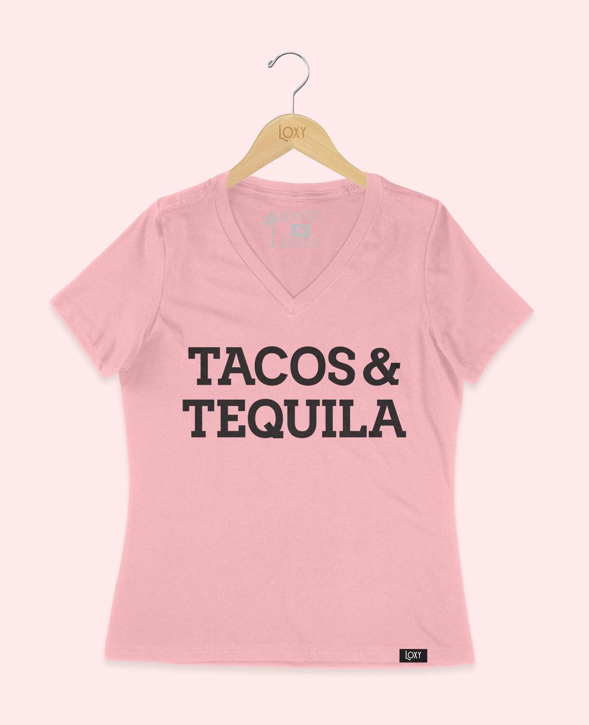 Pink V-neck 6405 taco-teq-blk.webp