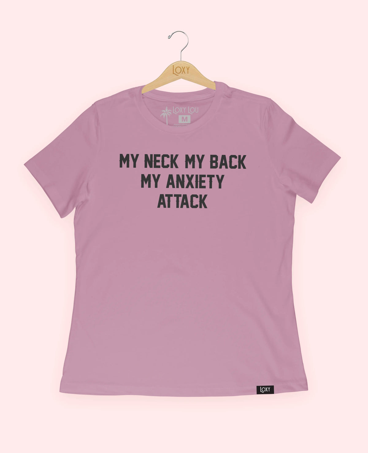 Orchid Tee 6400 My neck my back - Black.webp