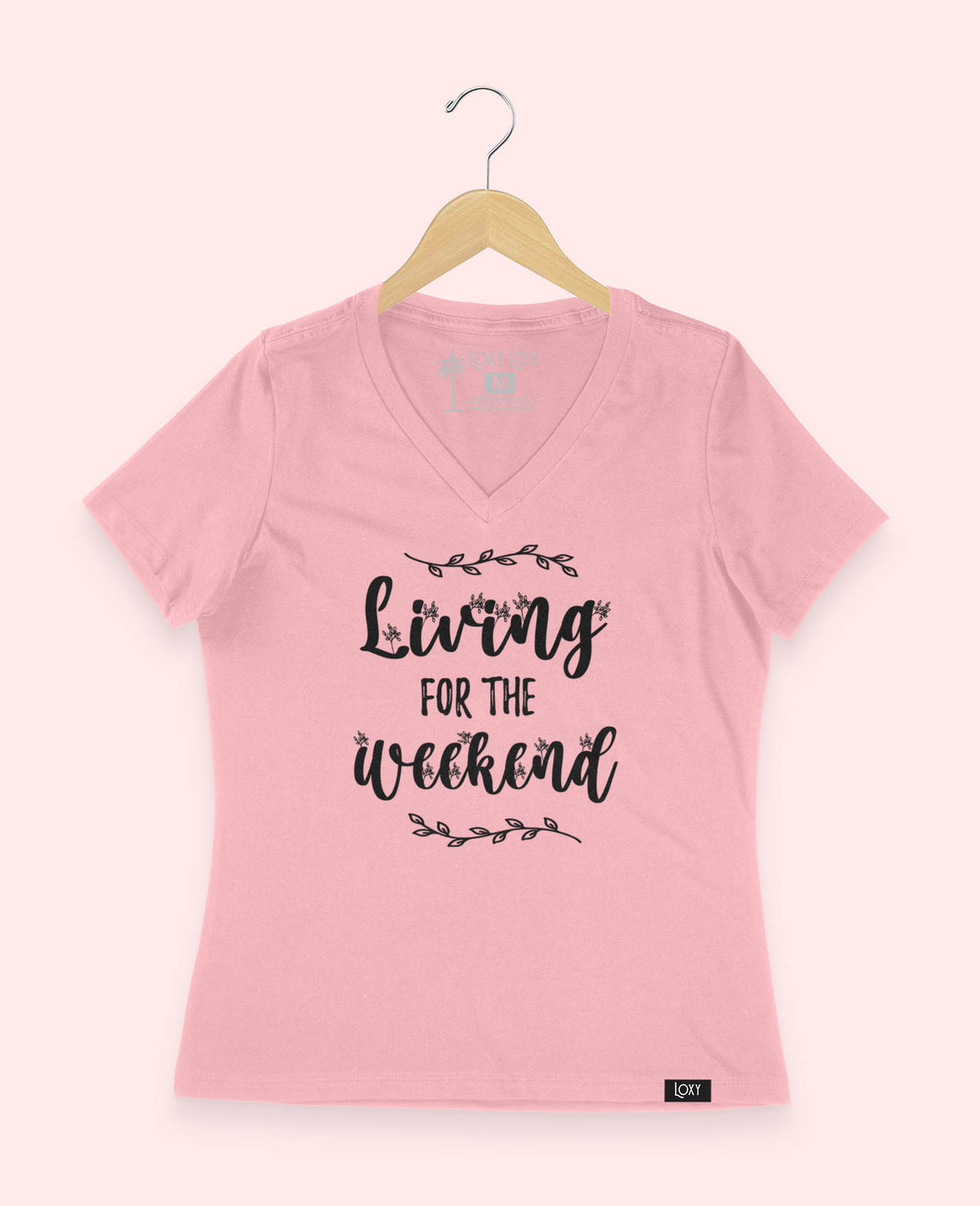 Pink V-neck 6405 livingfortheweekend-2.jpg