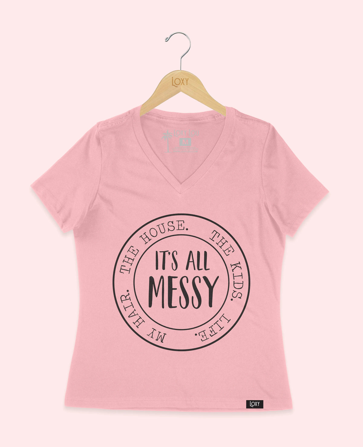 Pink V-neck 6405 itsmessy1w.webp