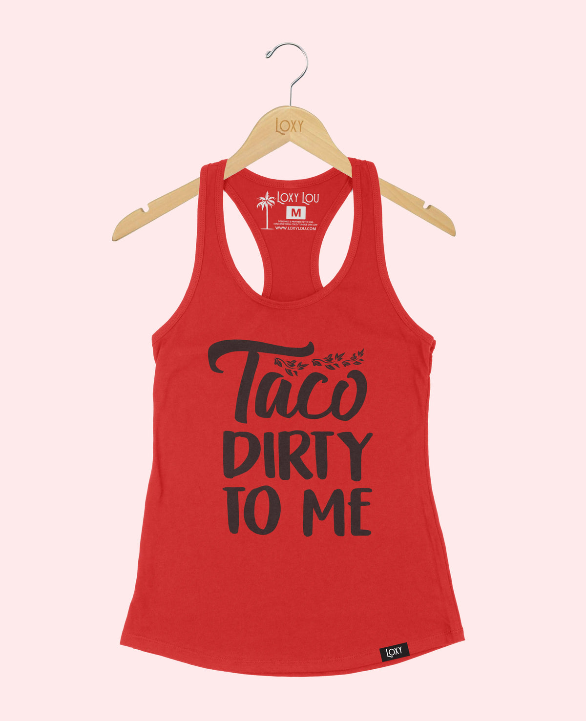 Red Tank Top 1533 Taco Dirty To Me - Black.webp