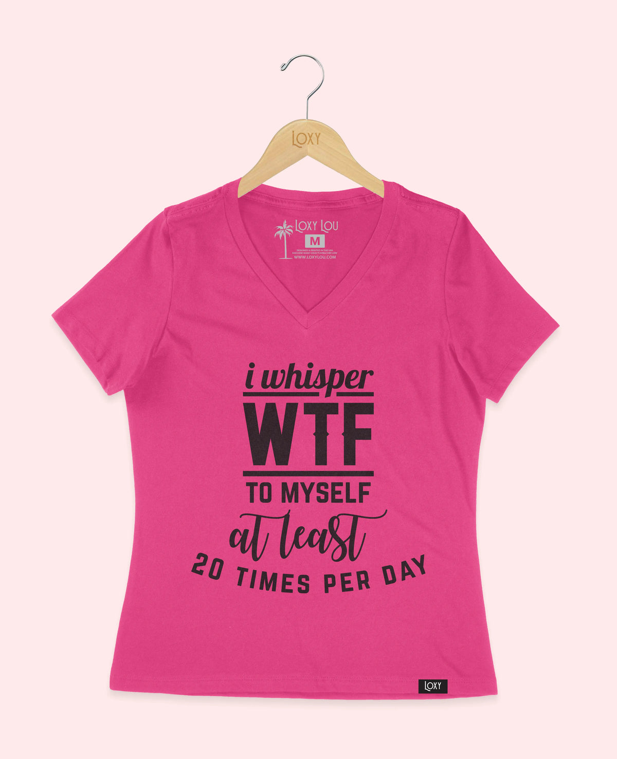 Berry V-neck 6405 I Whisper WTF - White.webp