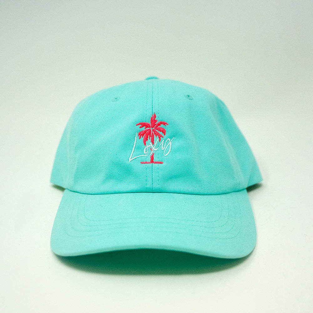 Loxy Lou Script Dad Hat - Tahiti Blue